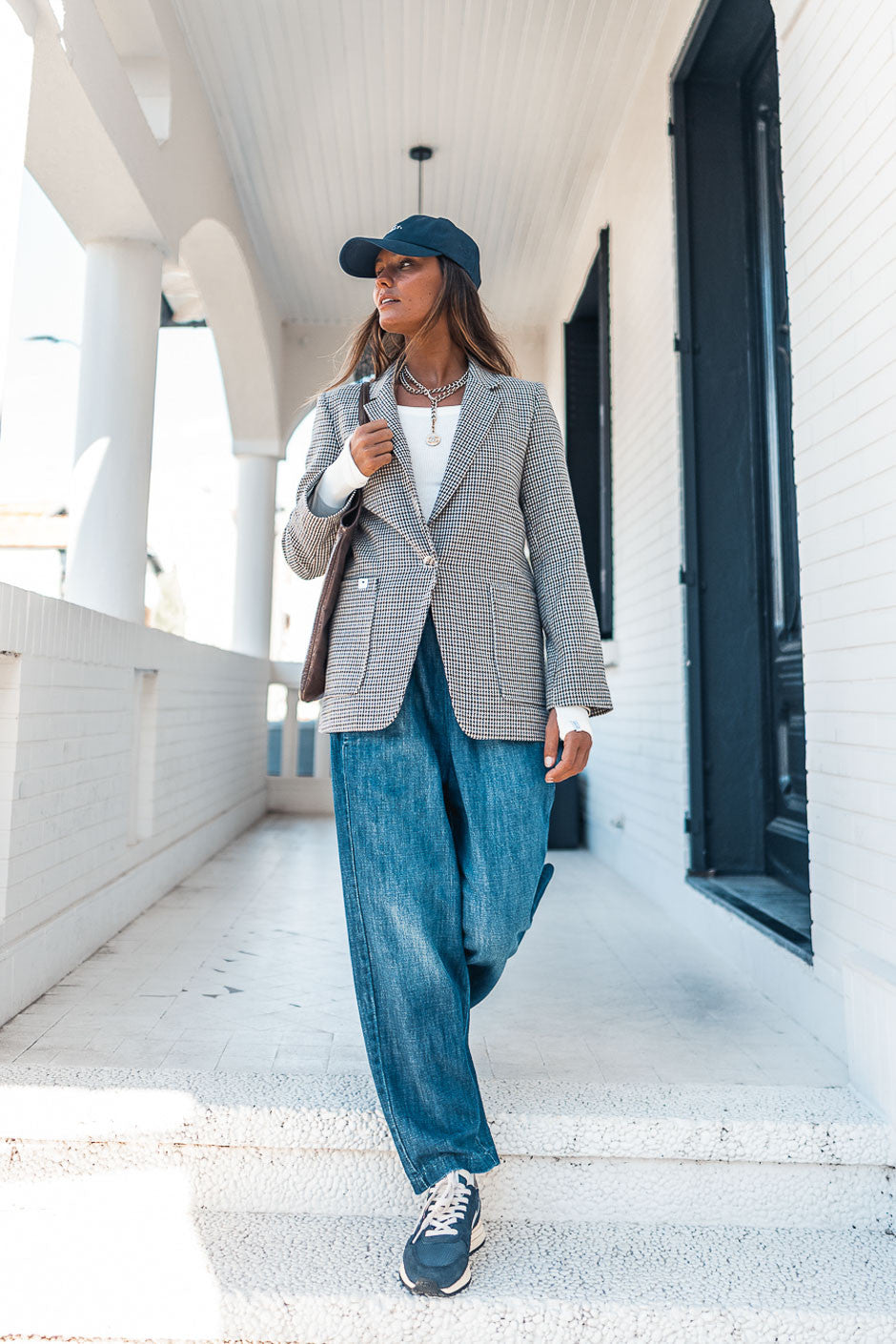 Veste Grungemama Alessio pied de poule