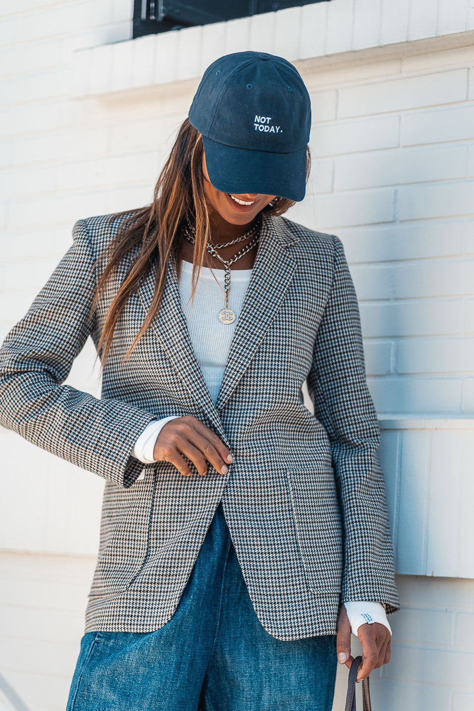 Veste Grungemama Alessio pied de poule