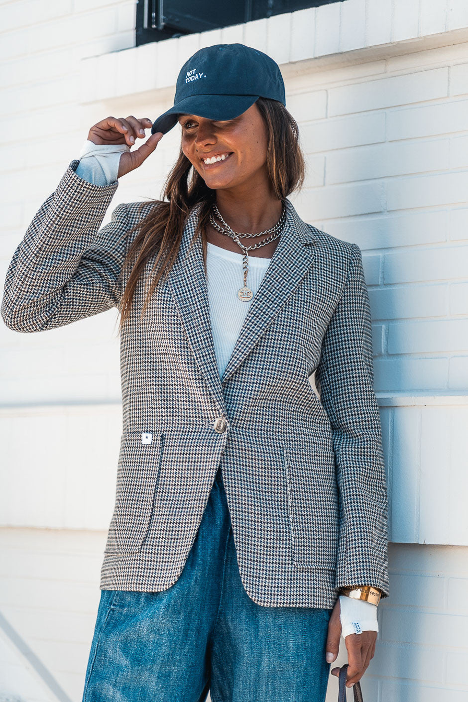 Grungemama Alessio houndstooth jacket