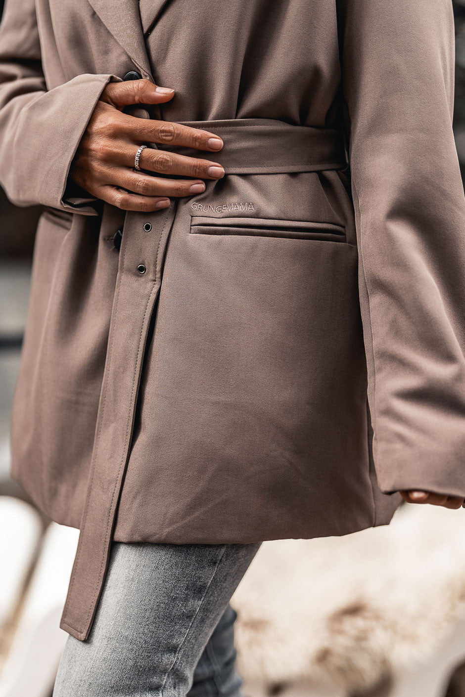 Veste Grungemama Andie taupe