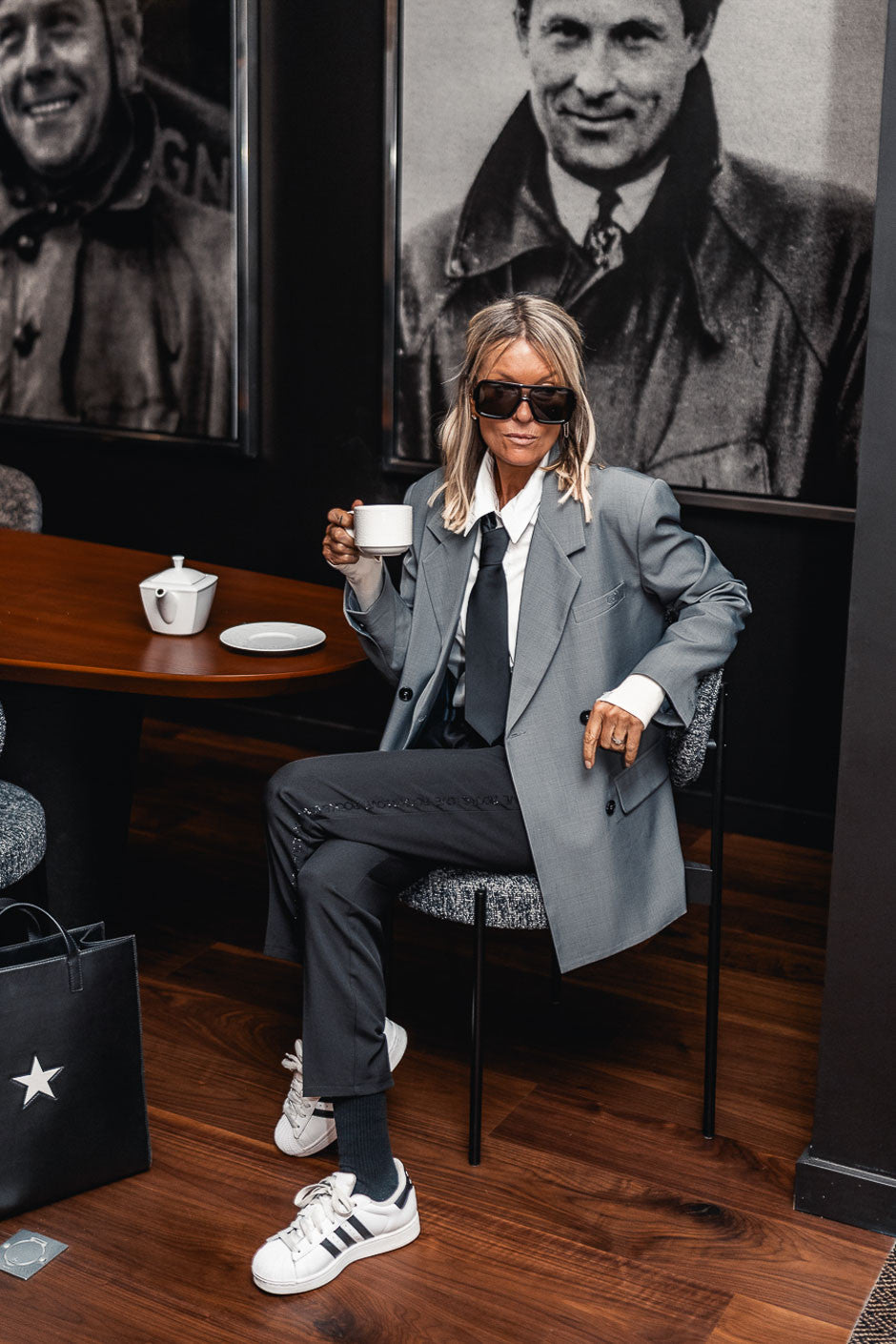 Blazer Grungemama Glimy gris