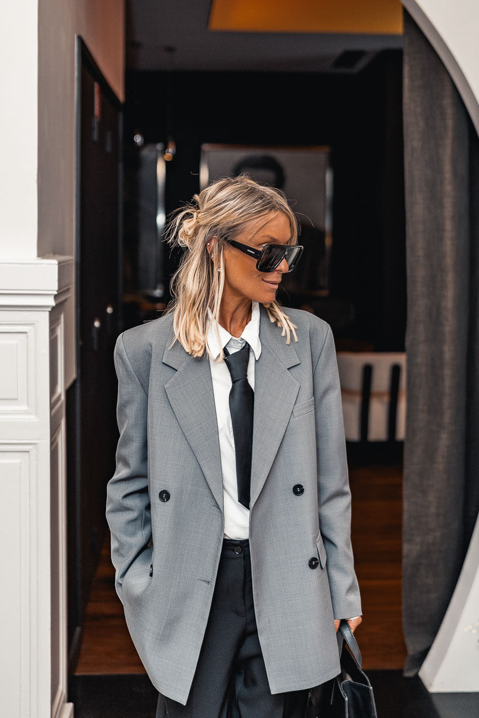 Blazer Grungemama Glimy gris