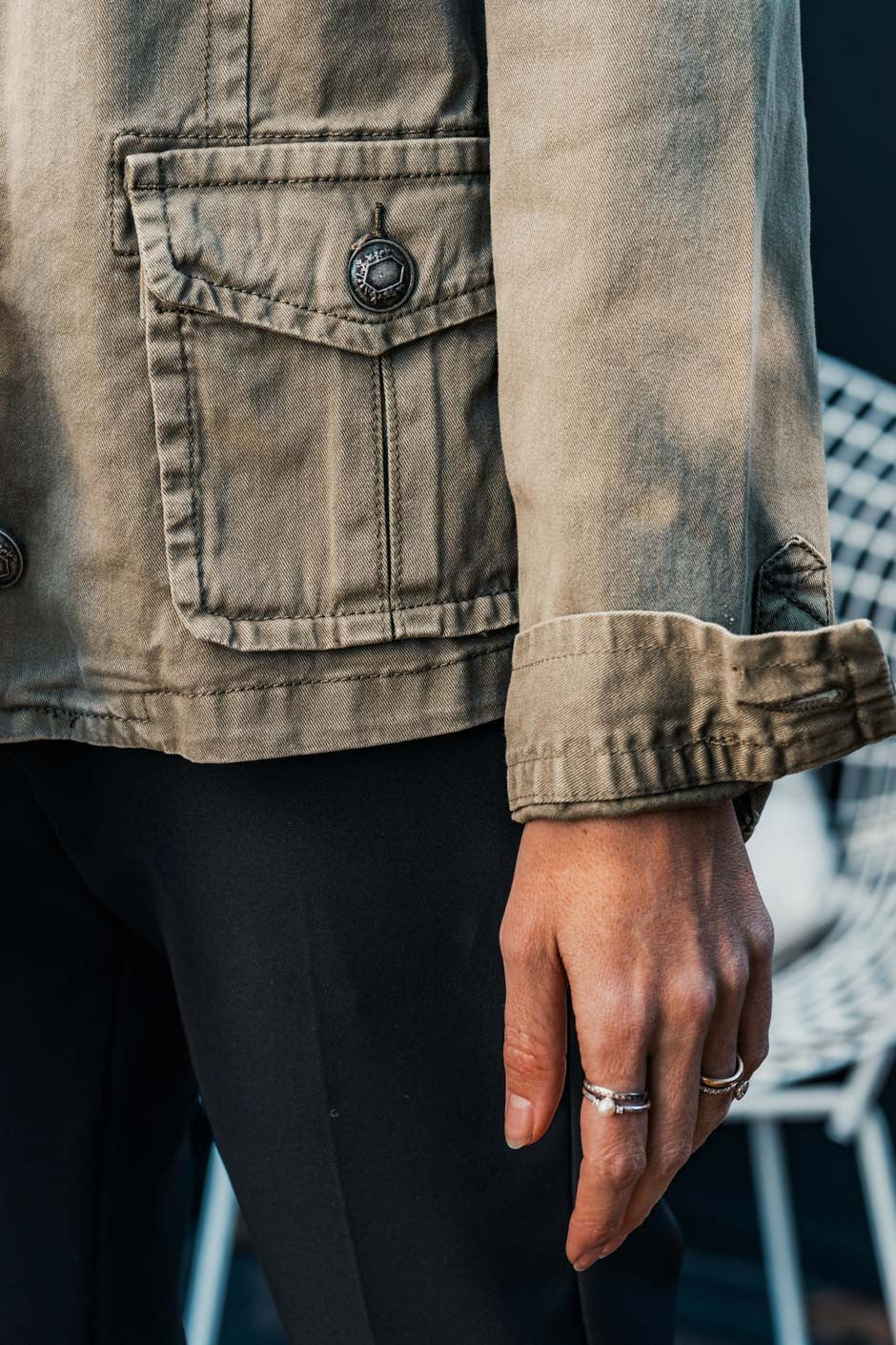 Veste Grungemama Lyana kaki