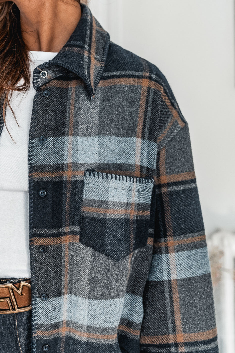 Veste Grungemama Netia bleu