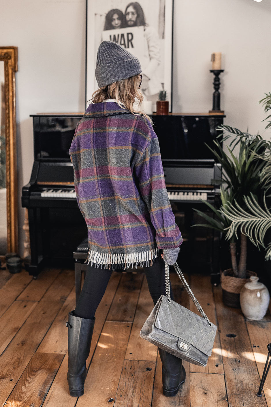 Veste Grungemama Netia violet