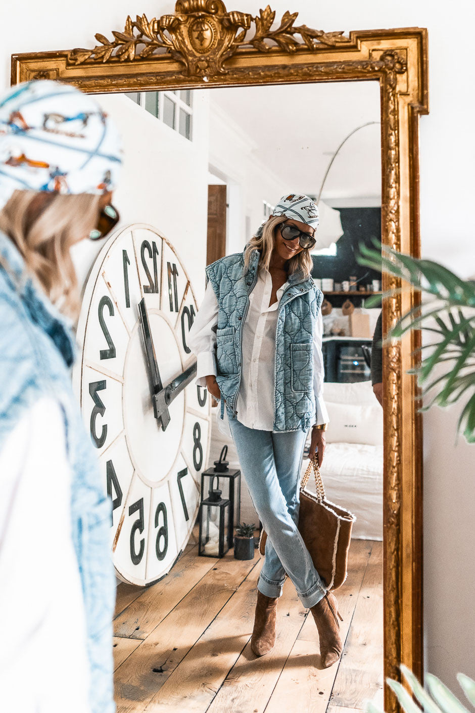 Veste Grungemama Will bleu