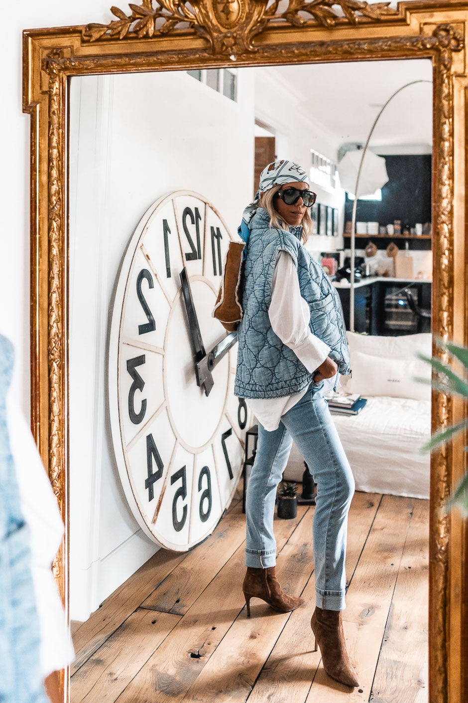 Veste Grungemama Will bleu