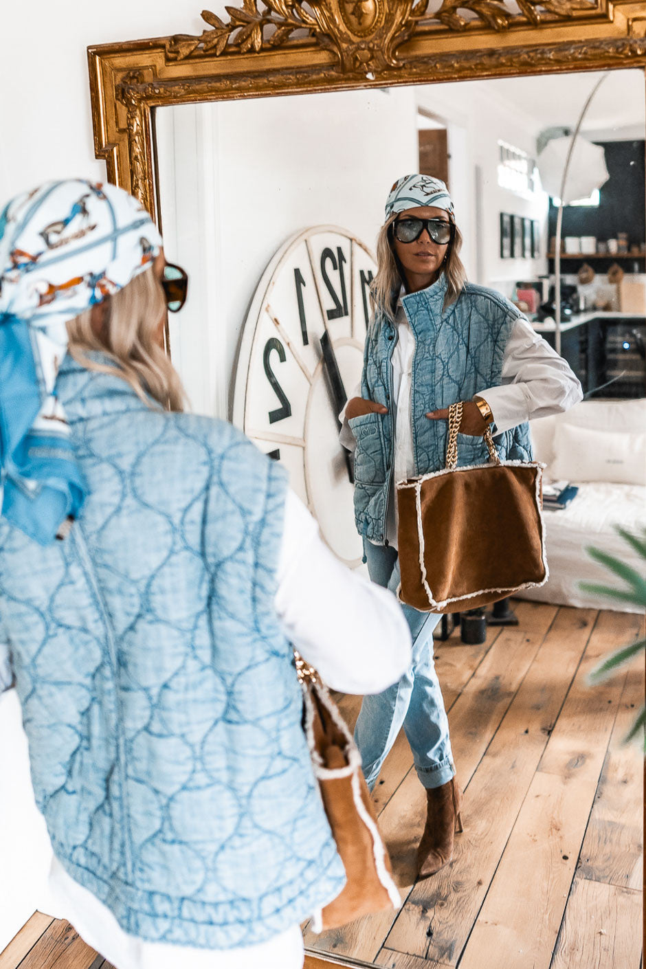 Veste Grungemama Will bleu