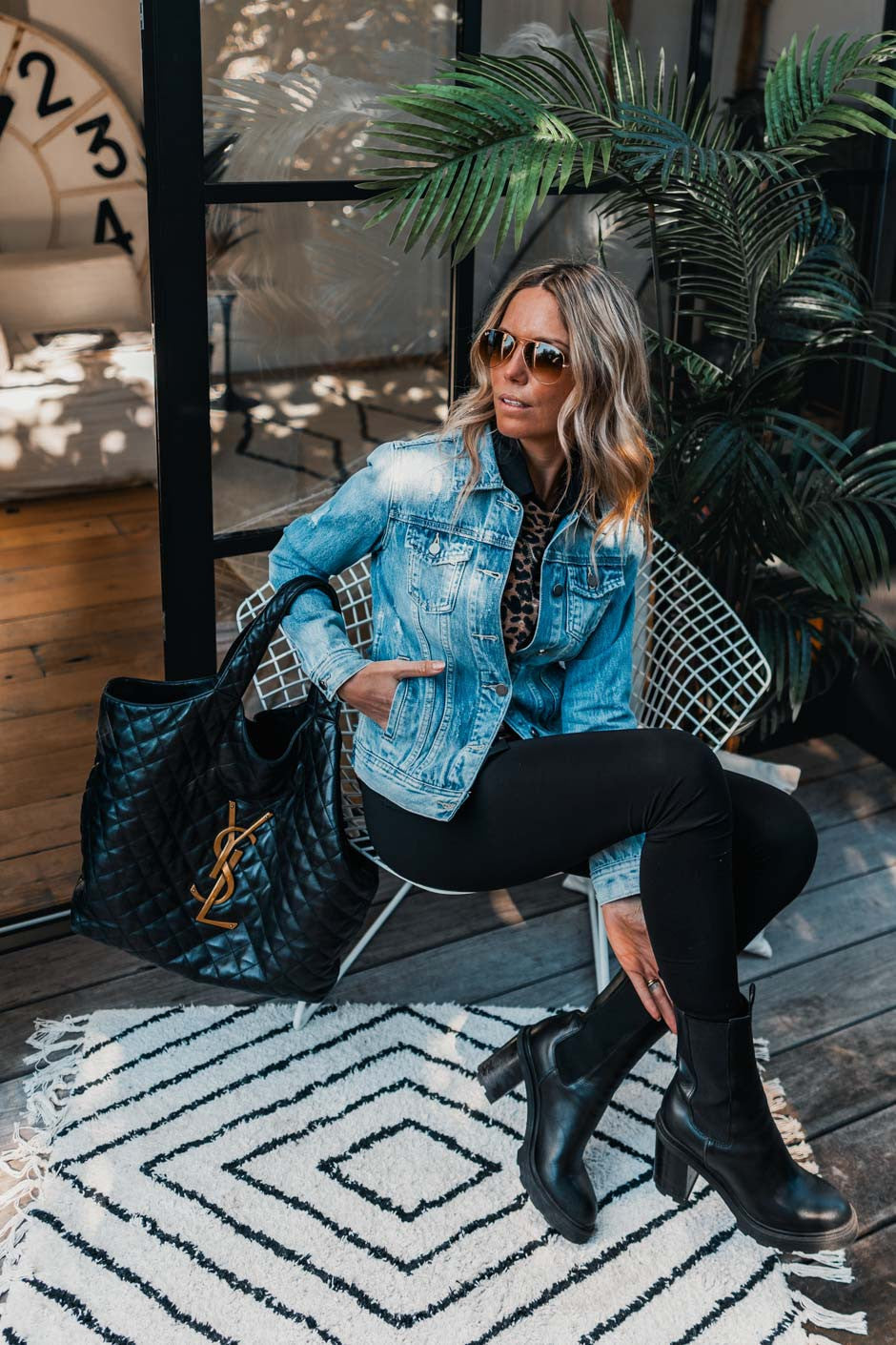 Blouson jeans Grungemama destroy