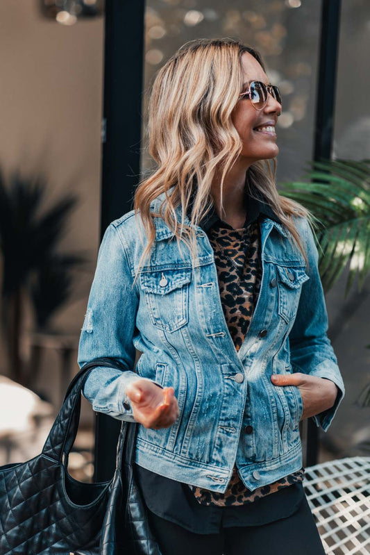 Blouson jeans Grungemama destroy