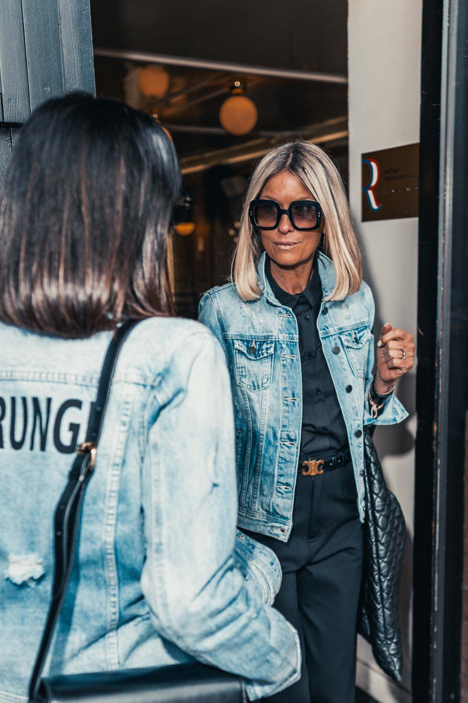 Blouson jeans Grungemama Star destroy