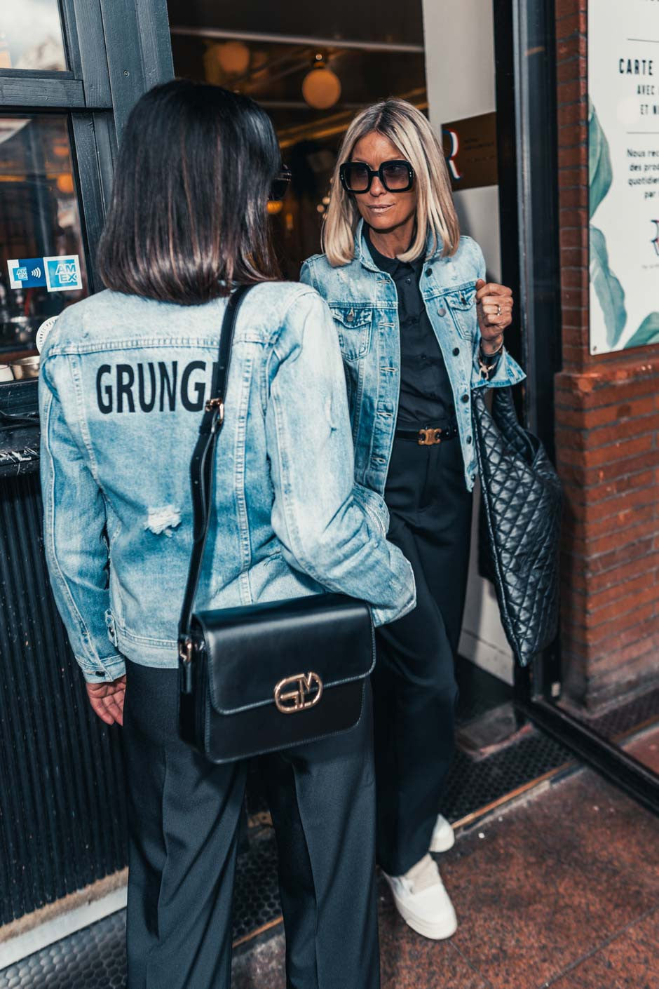 Blouson jeans Grungemama Star destroy