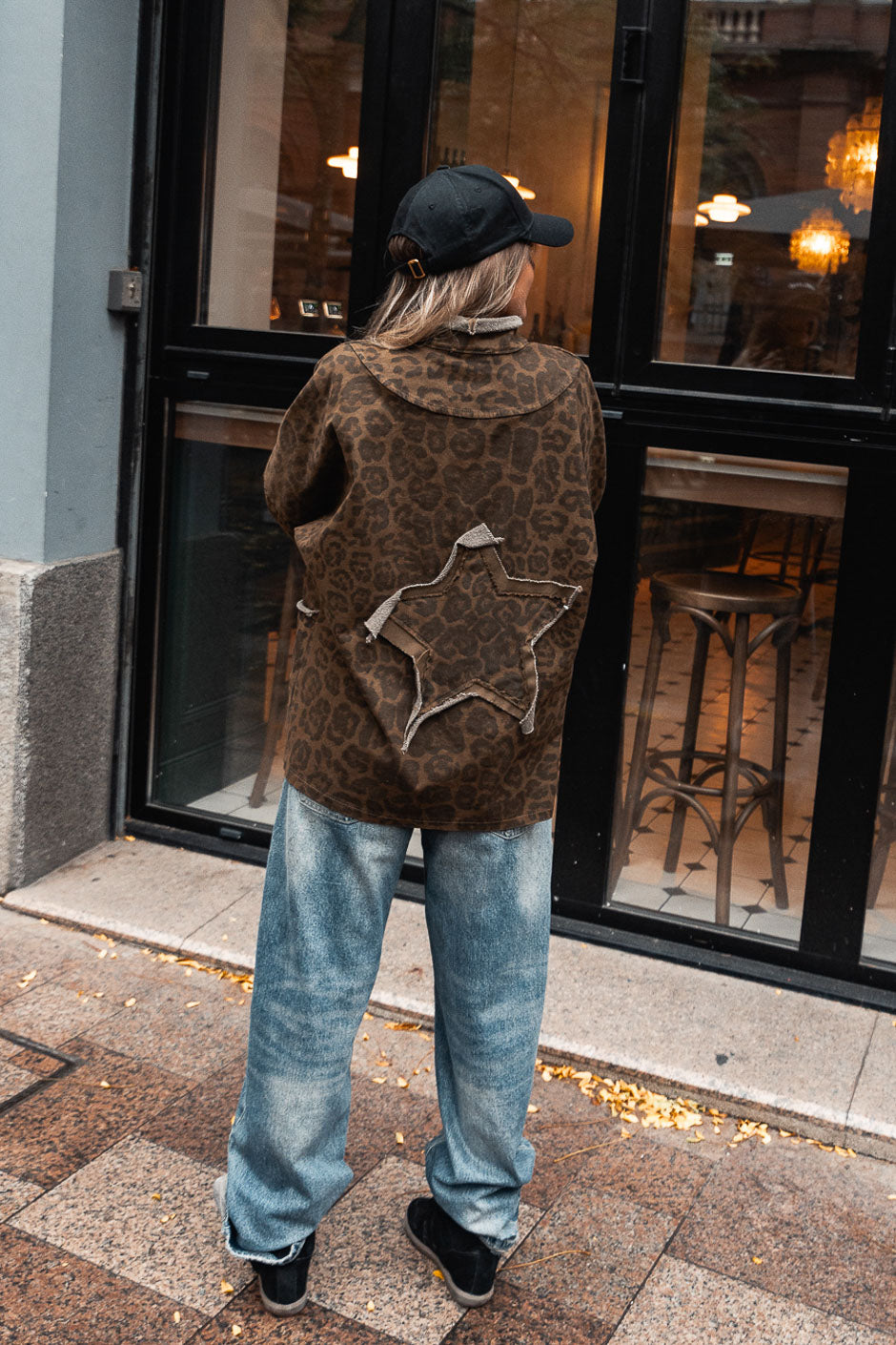 CHAQUETA YENKY LEOPARD