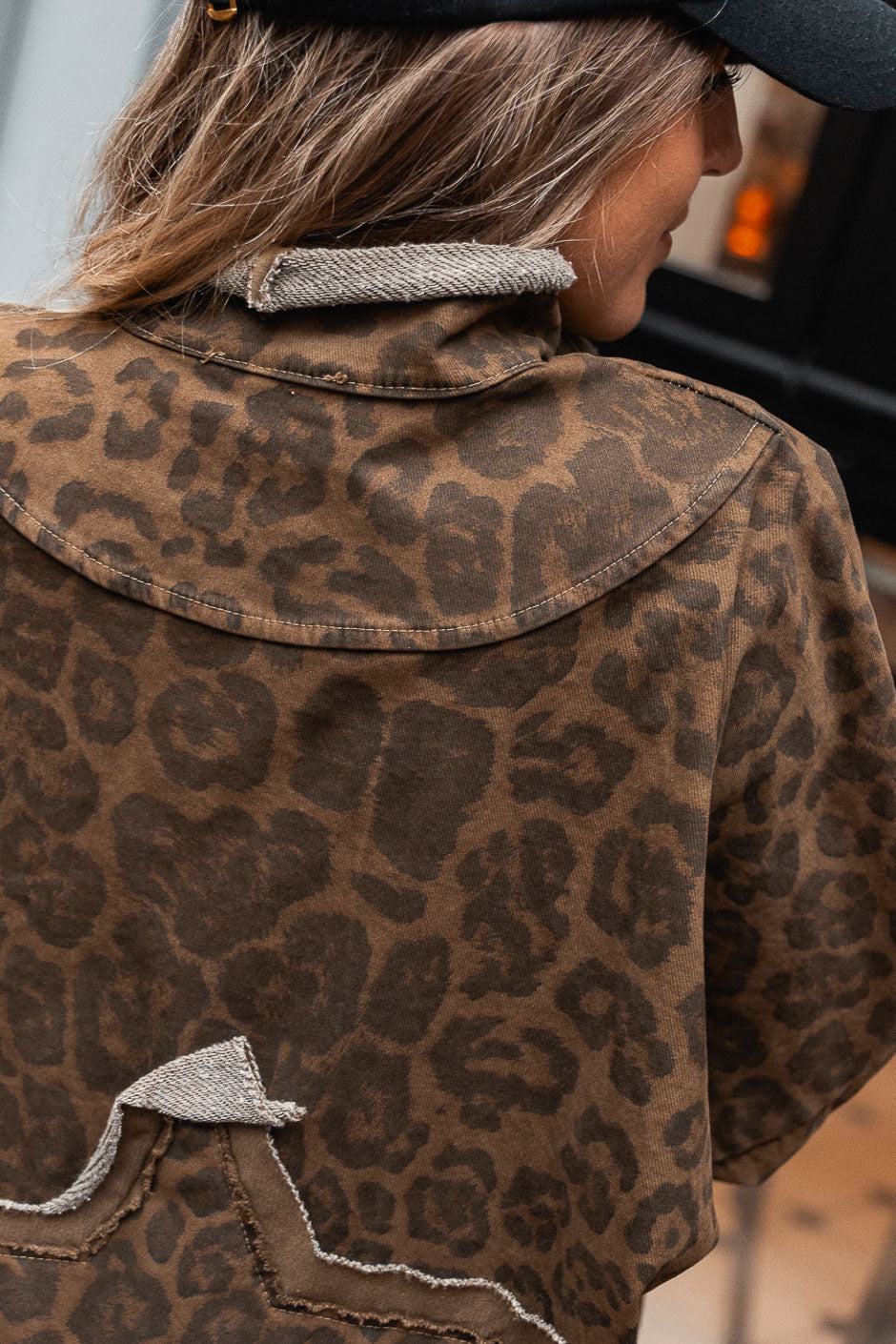 CHAQUETA YENKY LEOPARD